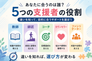 5つの支援者の違い